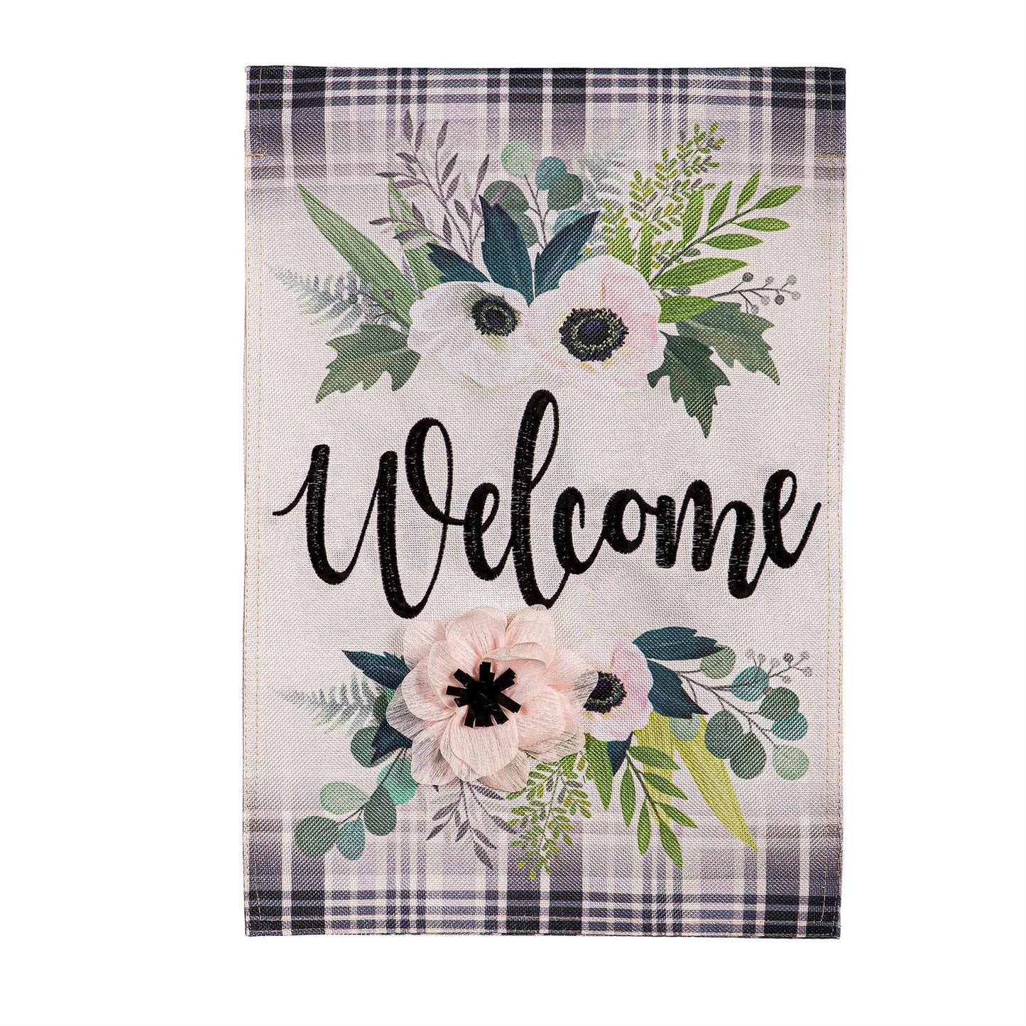 Floral Welcome- Flag