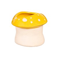 Ceramic Spotted Mushroom Planter