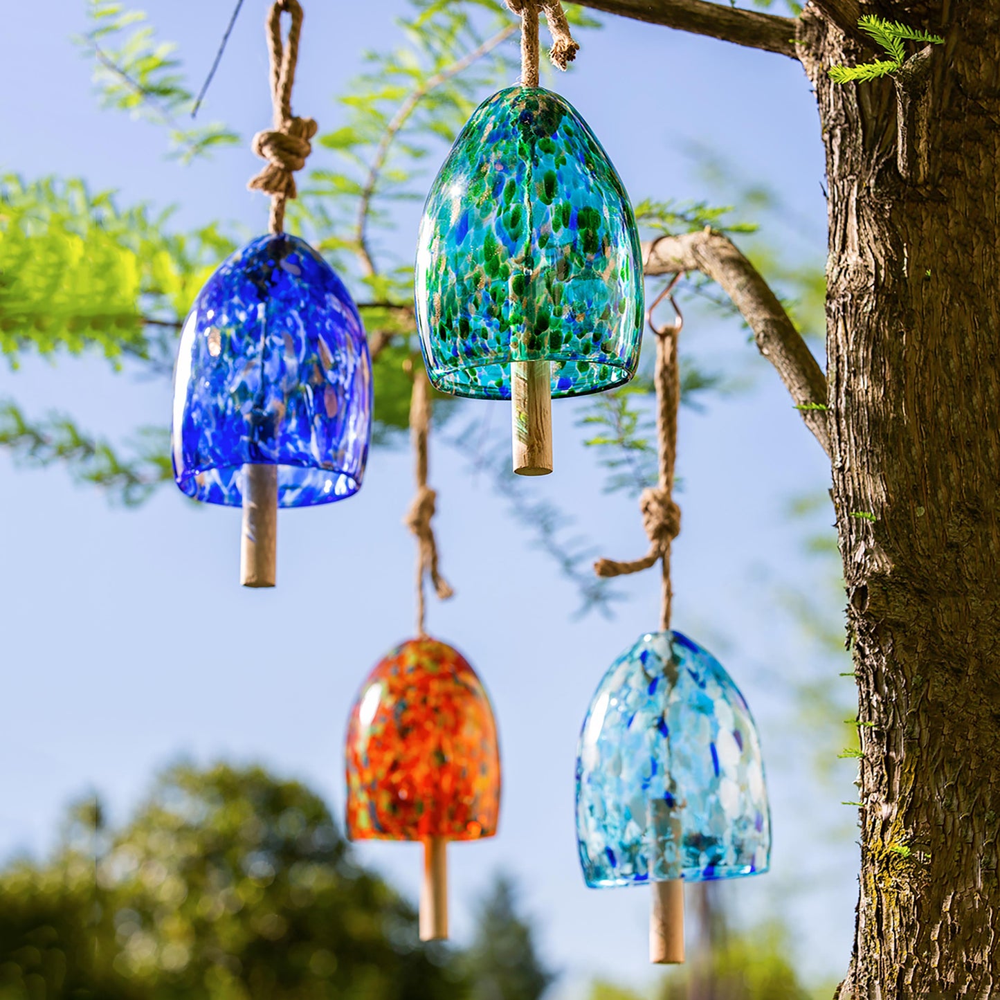 Speckled Art Glass Bell