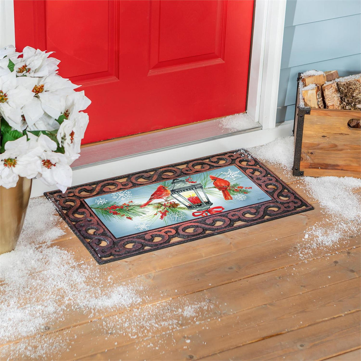 Cardinal Lantern Switch Mat Insert