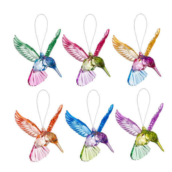 Acrylic Hummingbird Ornament
