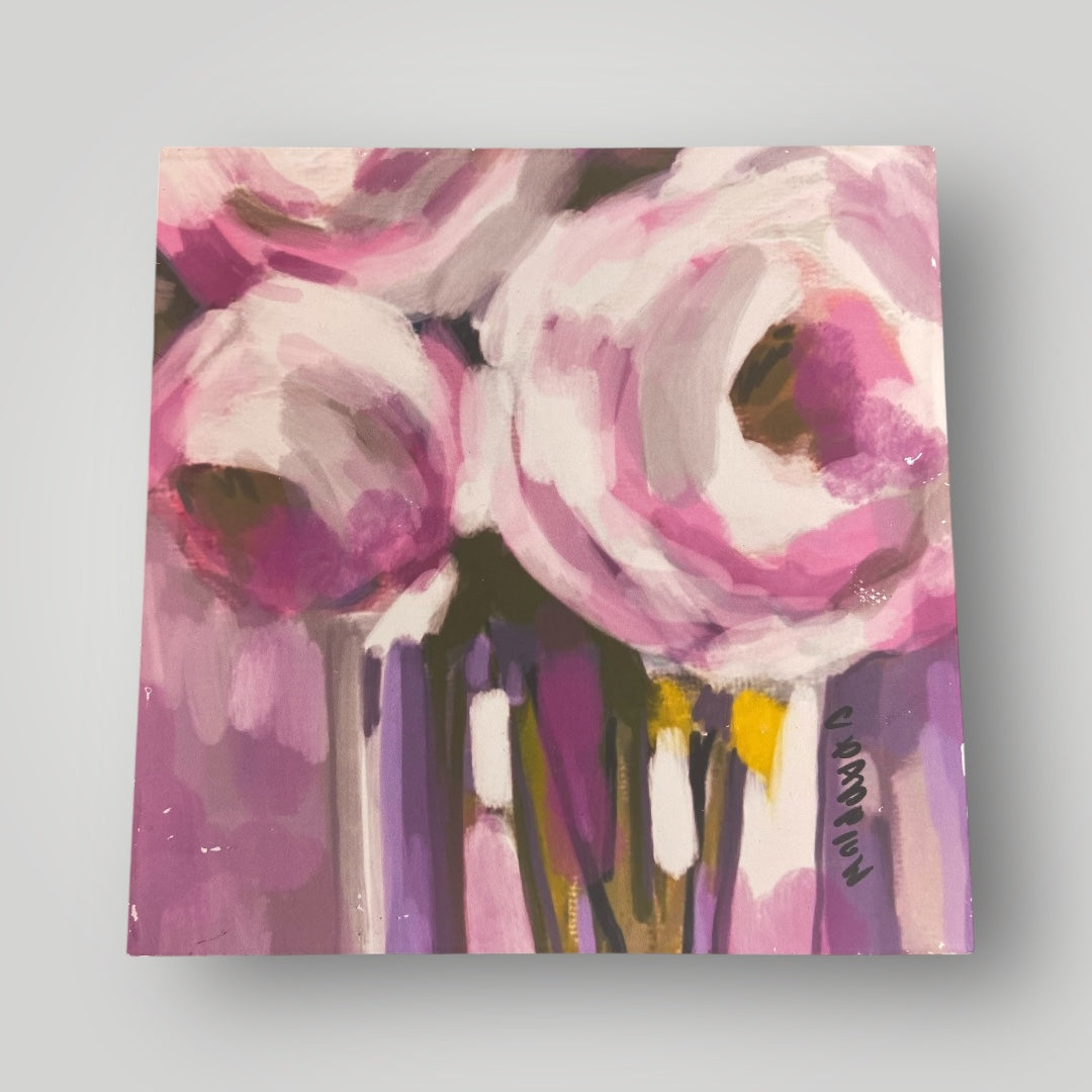 Abstract Flowers II - (purples) - Pappion Artistry