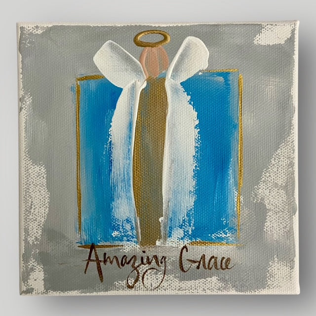 Amazing Grace Angel - Gospel Art Canvas