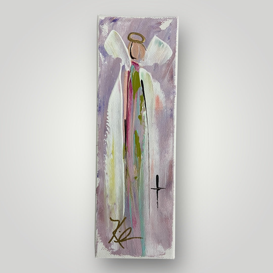 Angel in Lavender - Gospel Art Canvas