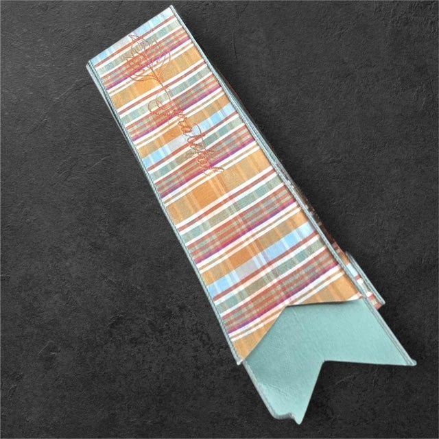 Autumn Harvest Stripe Grateful - The Manor Ribbon Sash Collection