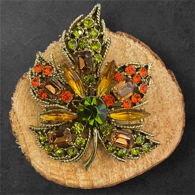 Autumn Jewel - The Manor Brooch Collection