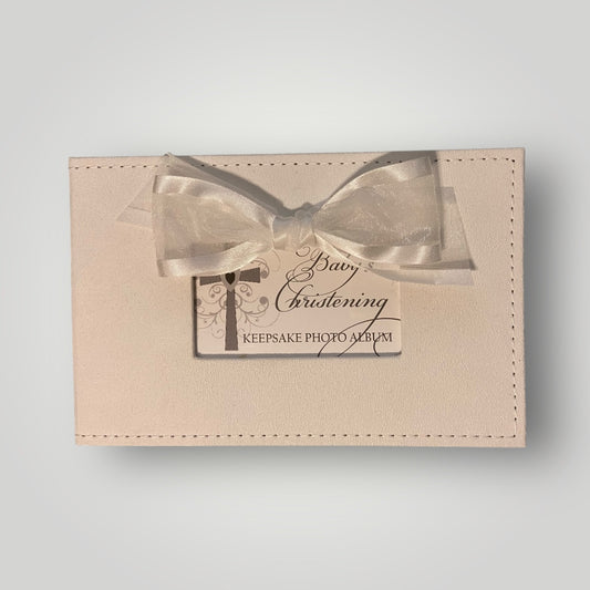Baby's Christening Keepsake Photo Album
