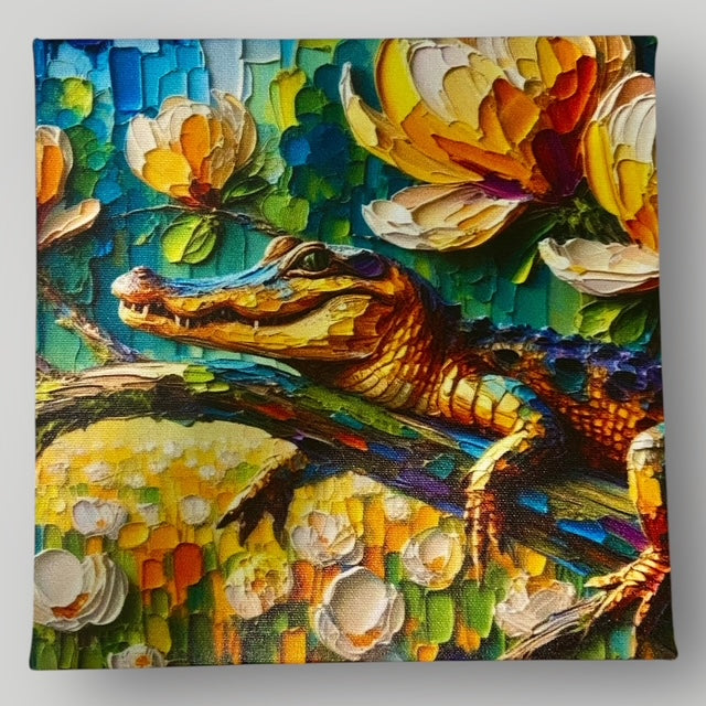 Bayou Gator - Canvas Print