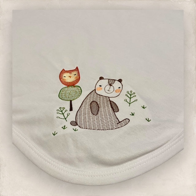 Bear & Owl Blanket Set - (3 pcs)
