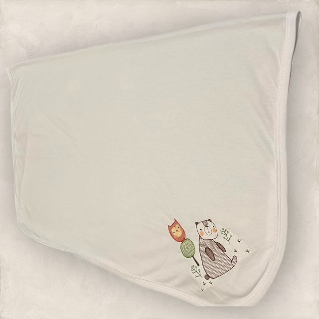 Bear & Owl Blanket Set - (3 pcs)