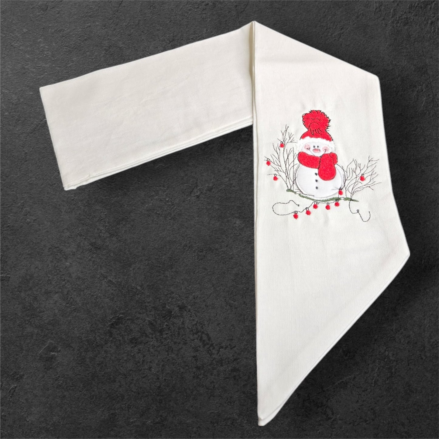 Berry Merry Snowman- The Manor Sash Collection