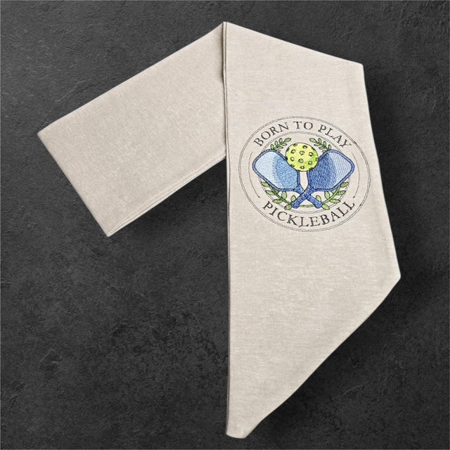Born to Play Pickleball wreath sash from The Manor Collection