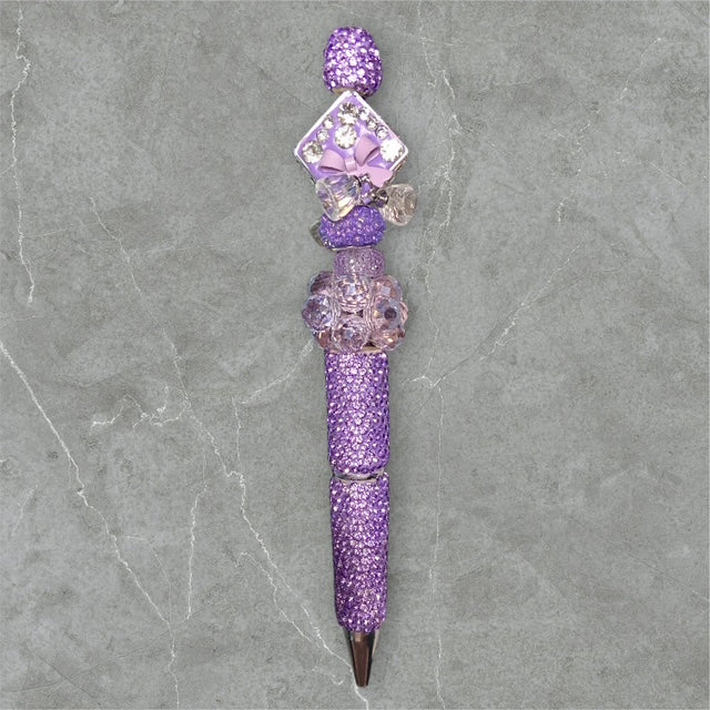 Bows & Bells Beaded Pen