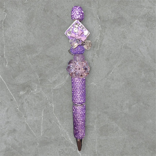 Bows & Bells Beaded Pen