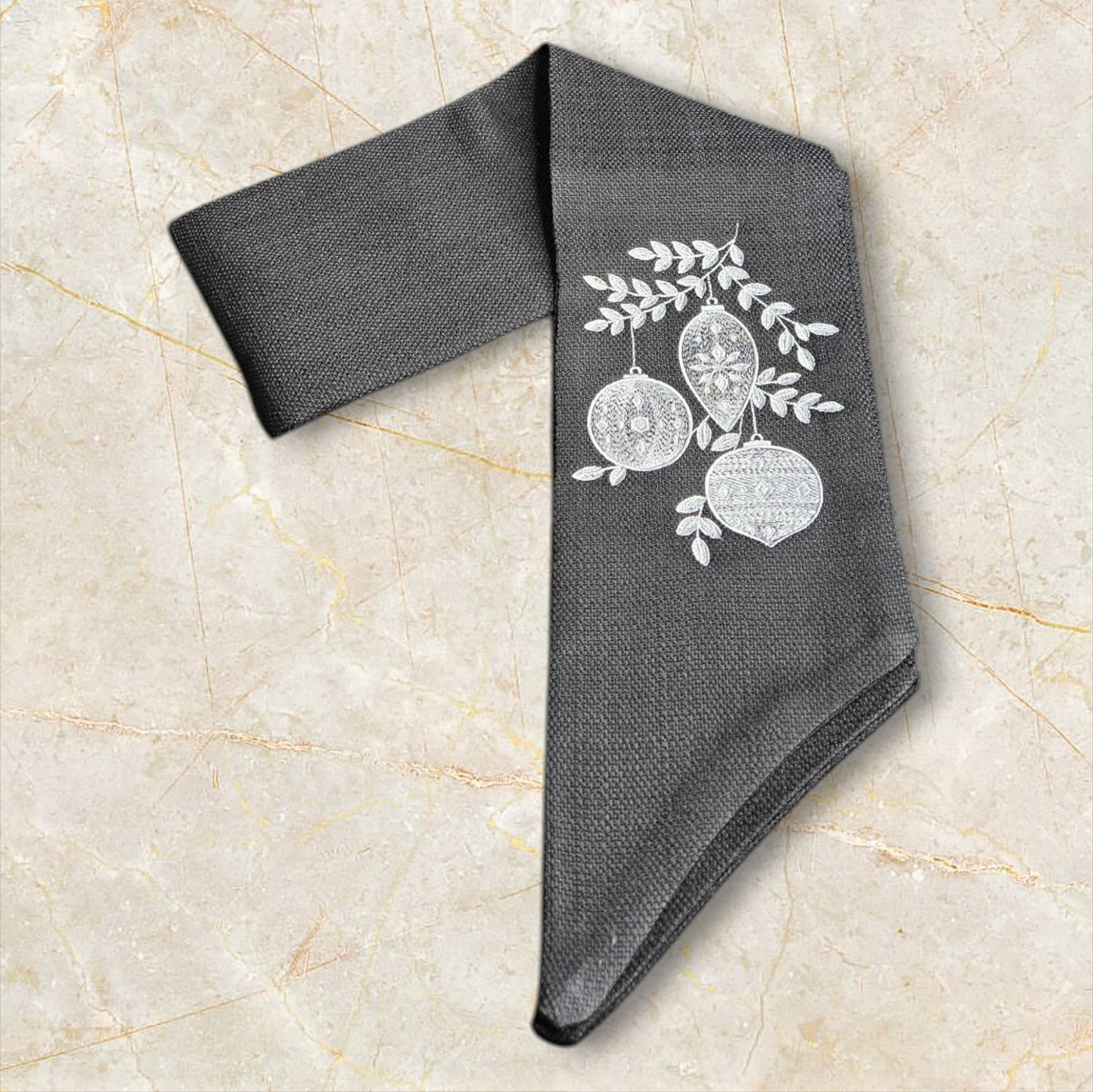 Branch and Bauble wreath sash from The Manor Collection