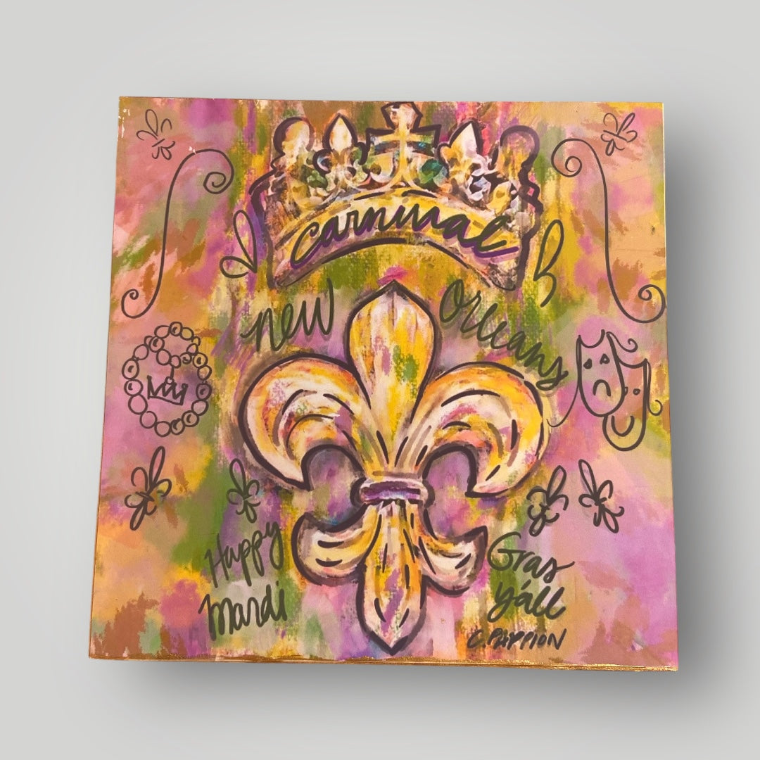 Carnival Fleur de lis - Pappion Artistry