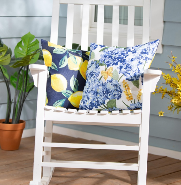 Coastal Citrus Interchangeable Pillow Cover