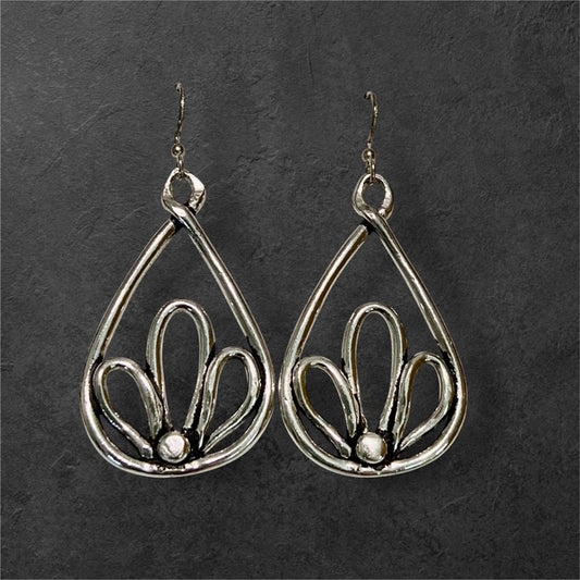 Corsica Earrings - Pewter - JER128