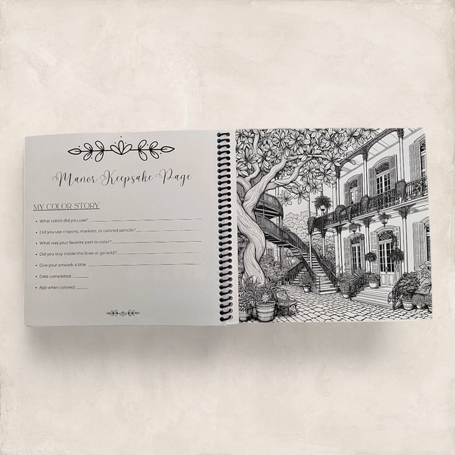 Crescent City in Color - Coloring Book