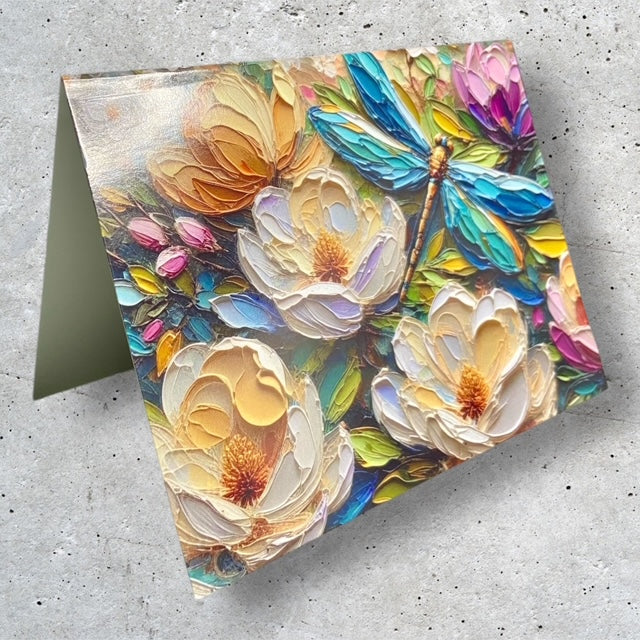 Dancing in the Garden - Magnolia Collection #9 - Note Card