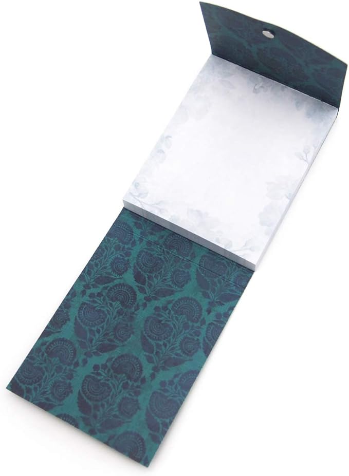 Pocket Notepad - Emerald Peacock