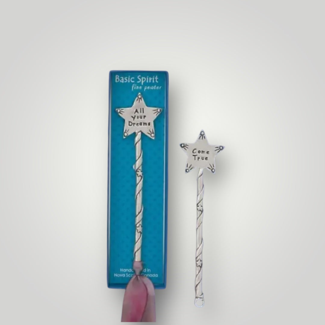 Fairy Wand - All Your Dreams Come True - Pewter - FW2