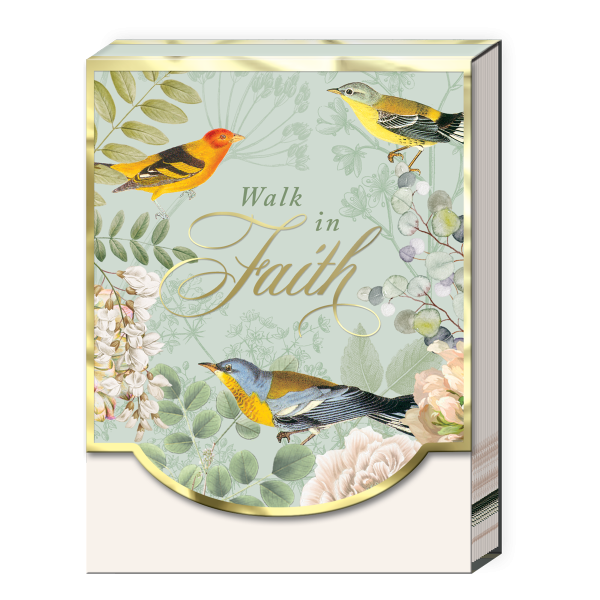 Pocket Notepad - "Faith" Birds