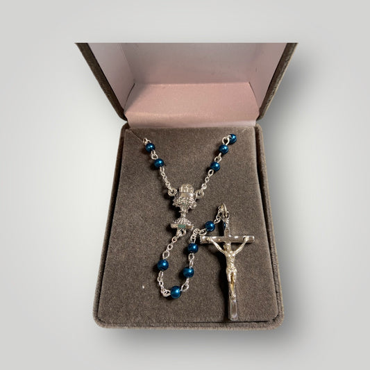 Rosary - First Communion - Blue