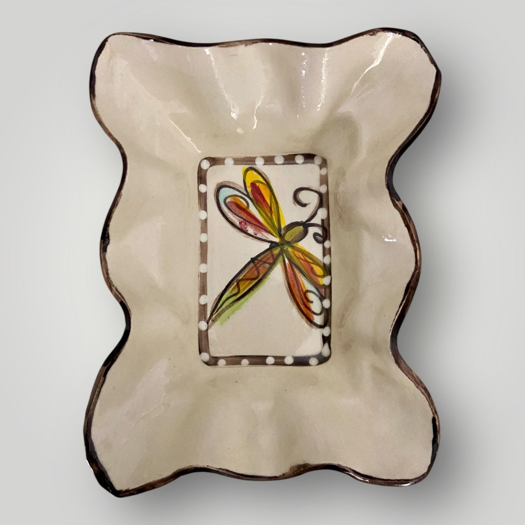 Friendship Bowl - Dragonfly #1 - Heartfelt Traditions Pottery