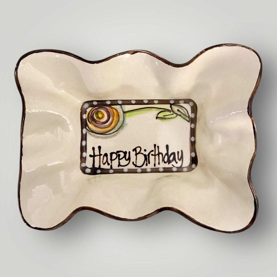 Friendship Bowl - Happy Birthday - Heartfelt Traditions Pottery