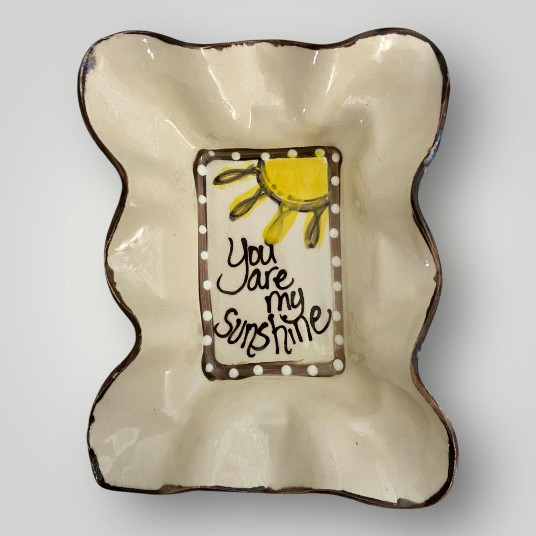 Friendship Bowl - You Are My Sunshine - Heartfelt Traditions Pottery