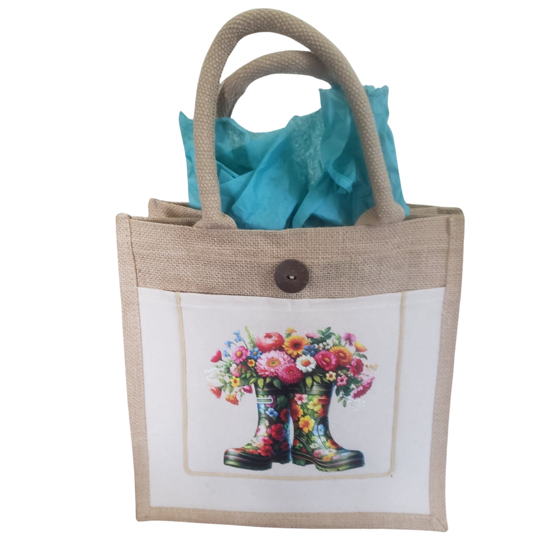 Blooming Boots Tote