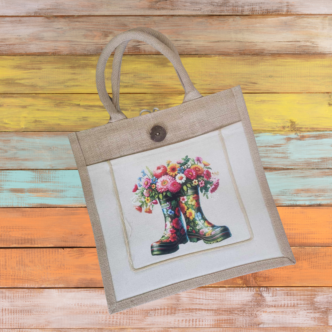 Blooming Boots Tote