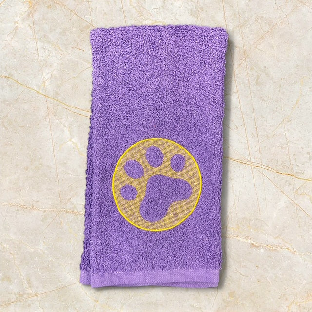 Geaux Paw - Embossed/Embroidered Hand Towel