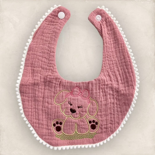 Pom Pom Bib - Girlie Pup