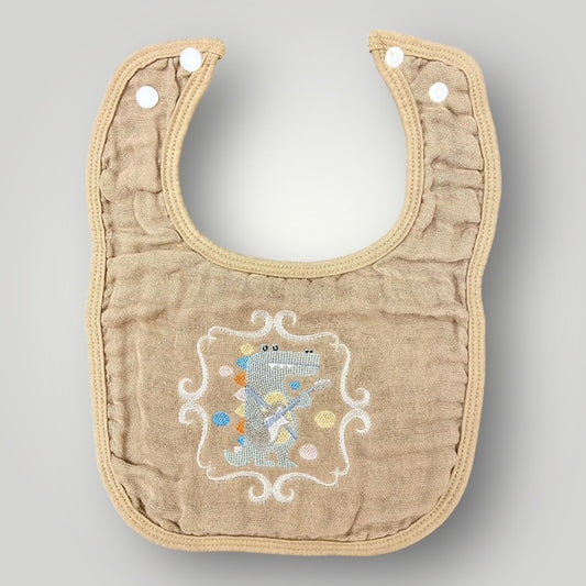 Boho Bib - Gaston the Guitar Playing Gator - Bib