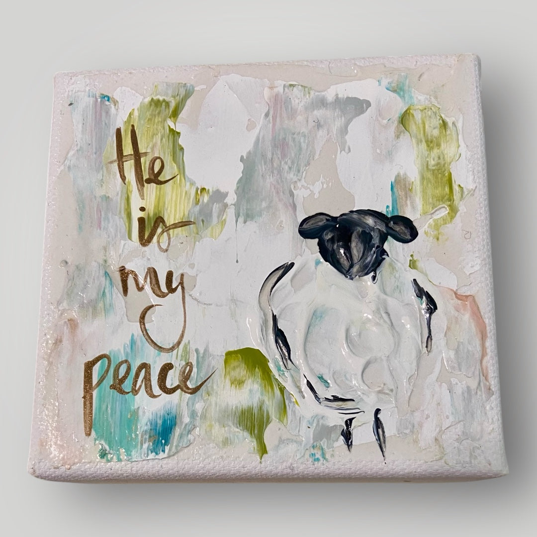 He is My Peace - Gospel Art Canvas