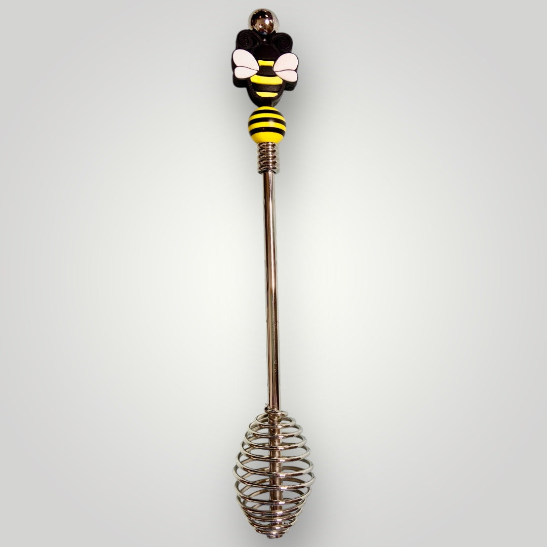 Honey Bee Dipper II with beaded handle