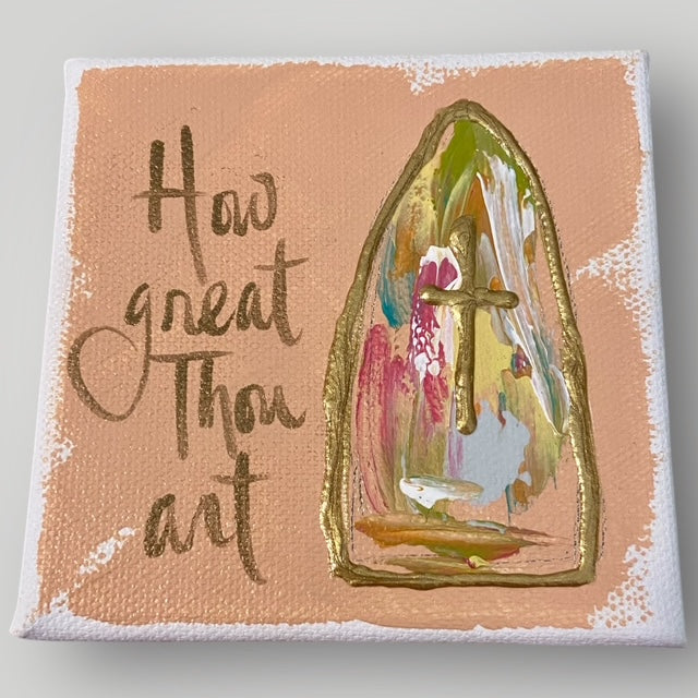 How Great Thou Art II - Gospel Art Canvas