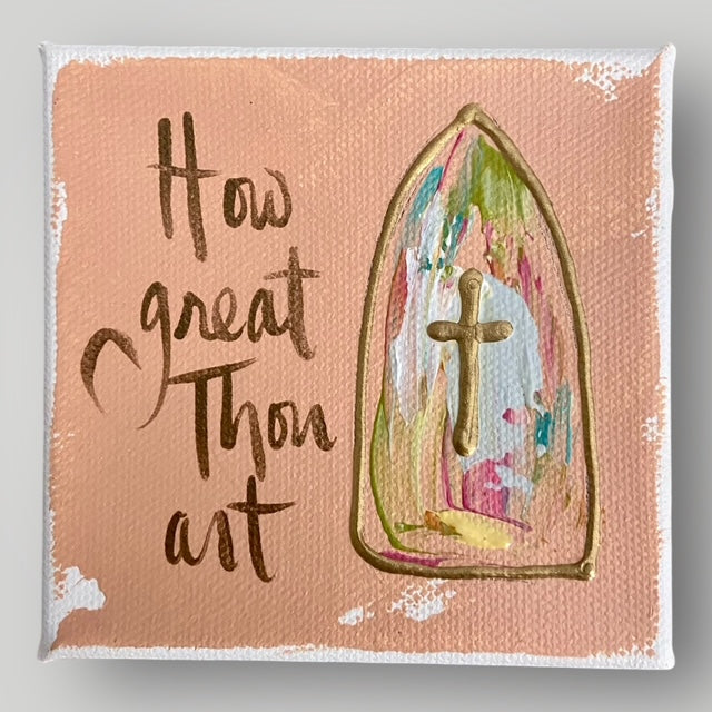 How Great Thou Art III - Gospel Art Canvas