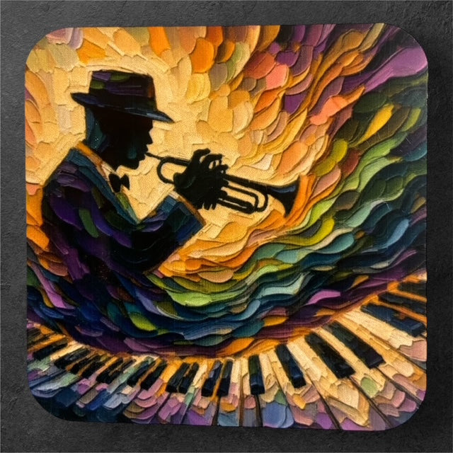 Jazz Trumpet Player - NOLA Manor Magnet Collection