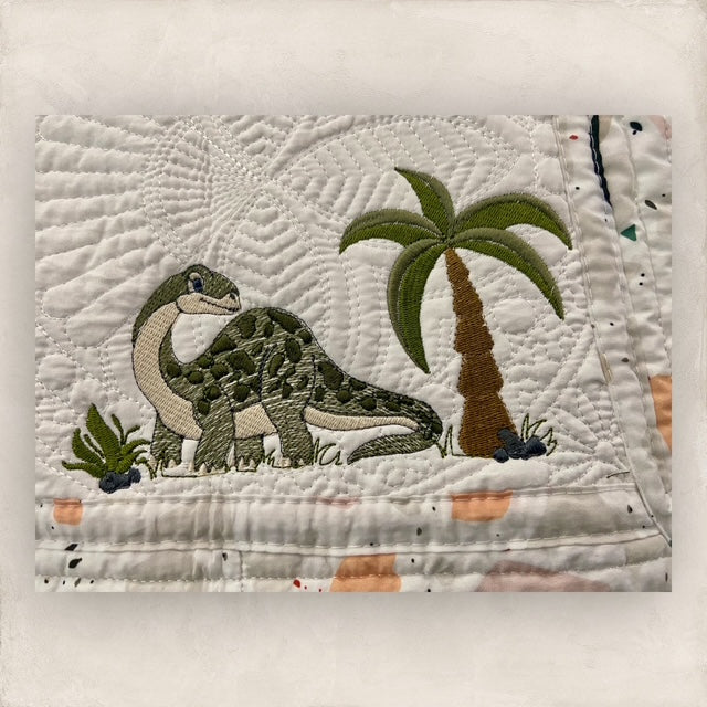 Jurassic Snuggles Heirloom Quilt Set - (3 pcs)