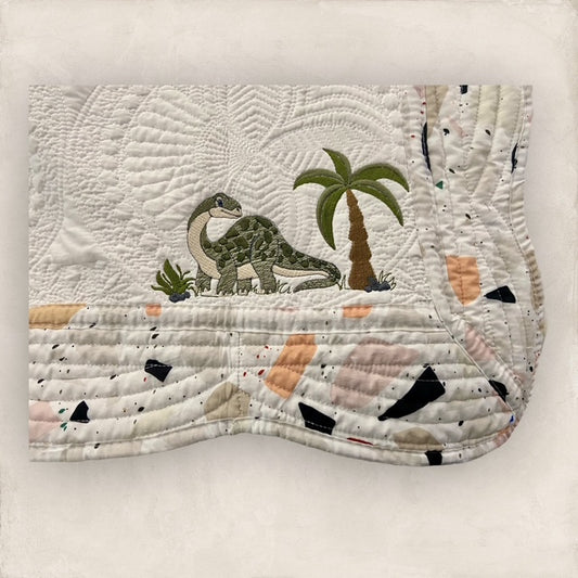 Jurassic Snuggles Heirloom Quilt Set - (3 pcs)