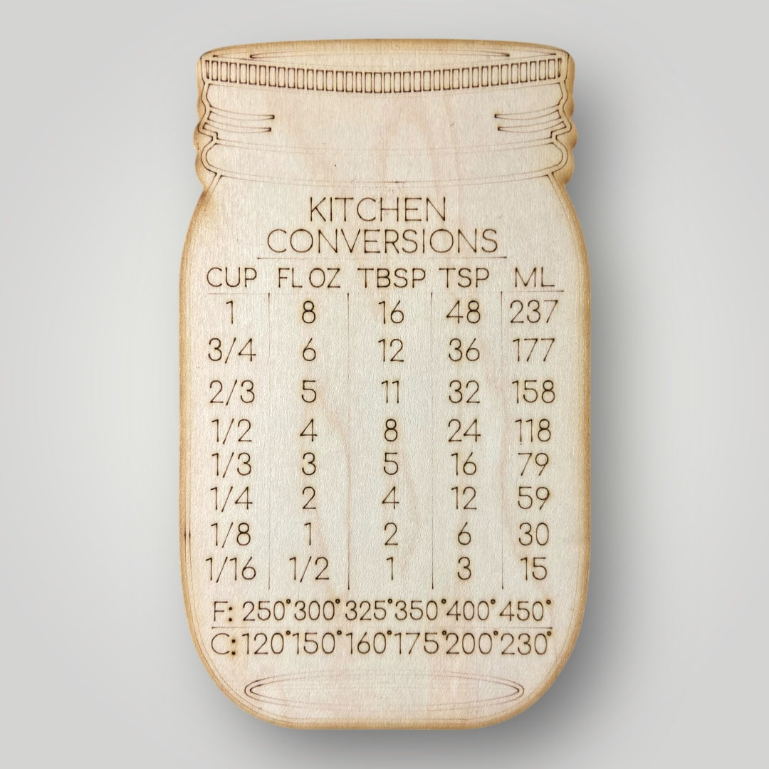 Kitchen Conversions Wood Magnet