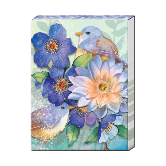 Pocket Notepad - Lotus Birds