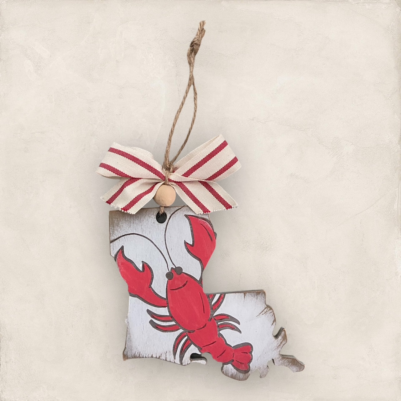 Louisiana State Crawfish Ornament