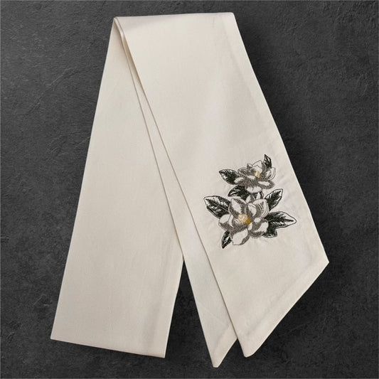Magnolia Grace Wreath Sash - The Manor Sash Collection