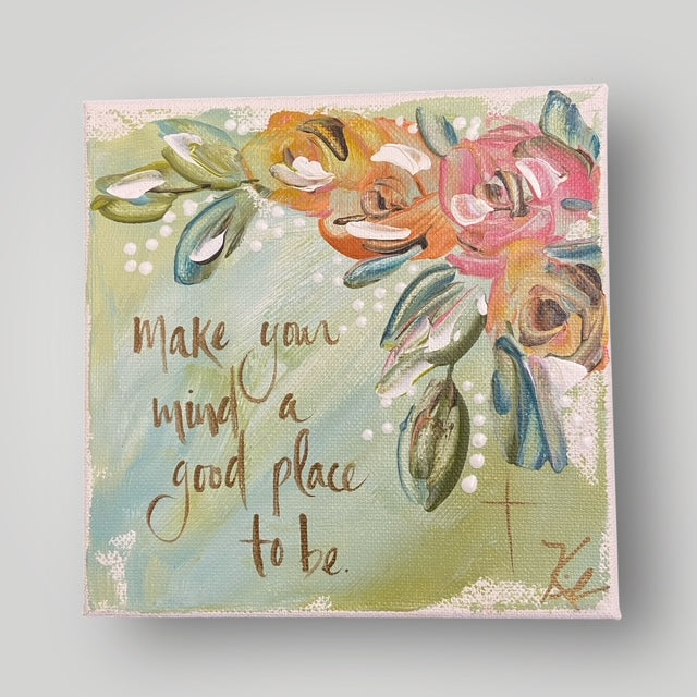 Floral Serenity - Gospel Art Canvas