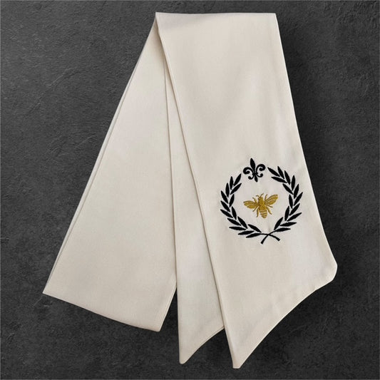Manor Bee Royale Wreath Sash - The Manor Sash Collection