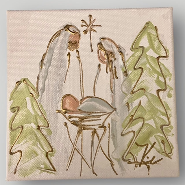 Nativity w/ Baby Jesus, Mary & Joseph